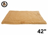 Ellie-Bo Beige Sherpa Fleece Cage Mat to fit Ellie-Bo 42 inch Dog Cage